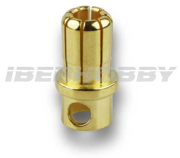 PLUG CONNECTOR MALE 8 mm.